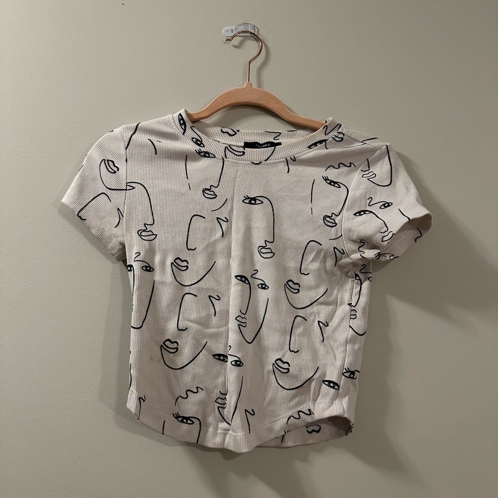 artistic crop top